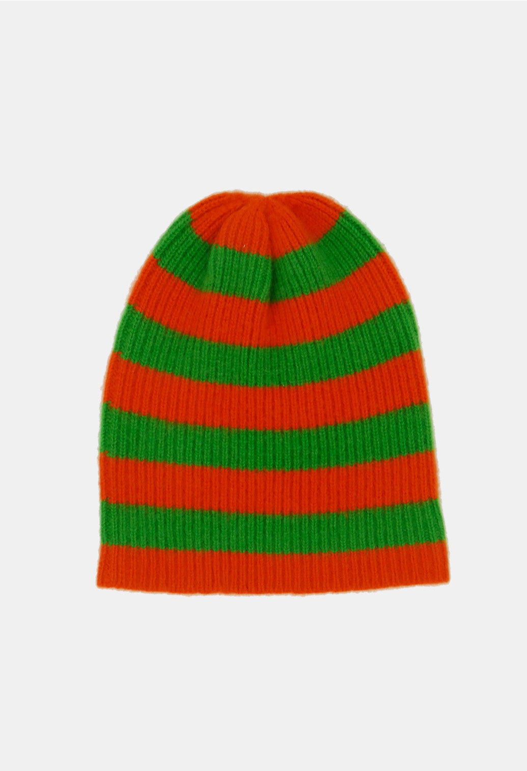 BEANIE ORANGE DAISY/NEON GREEN