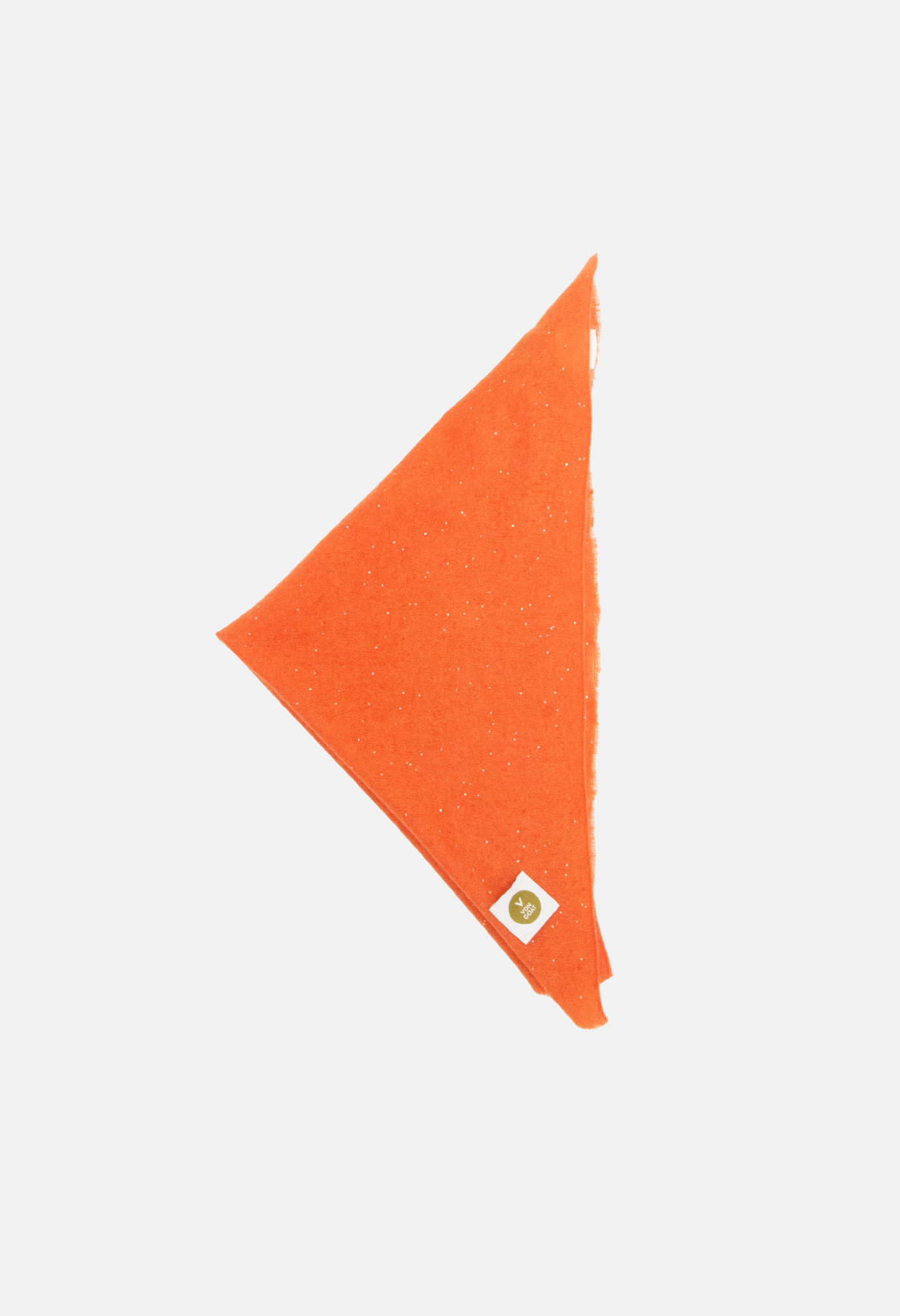 Bandana Orange Daisy Glitter