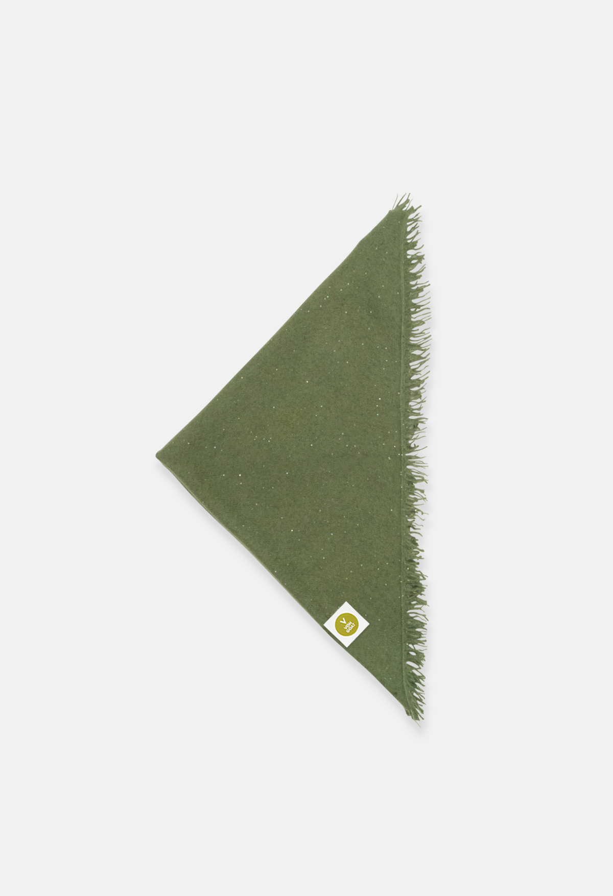 Bandana Licken Green Glitter mit Fransen