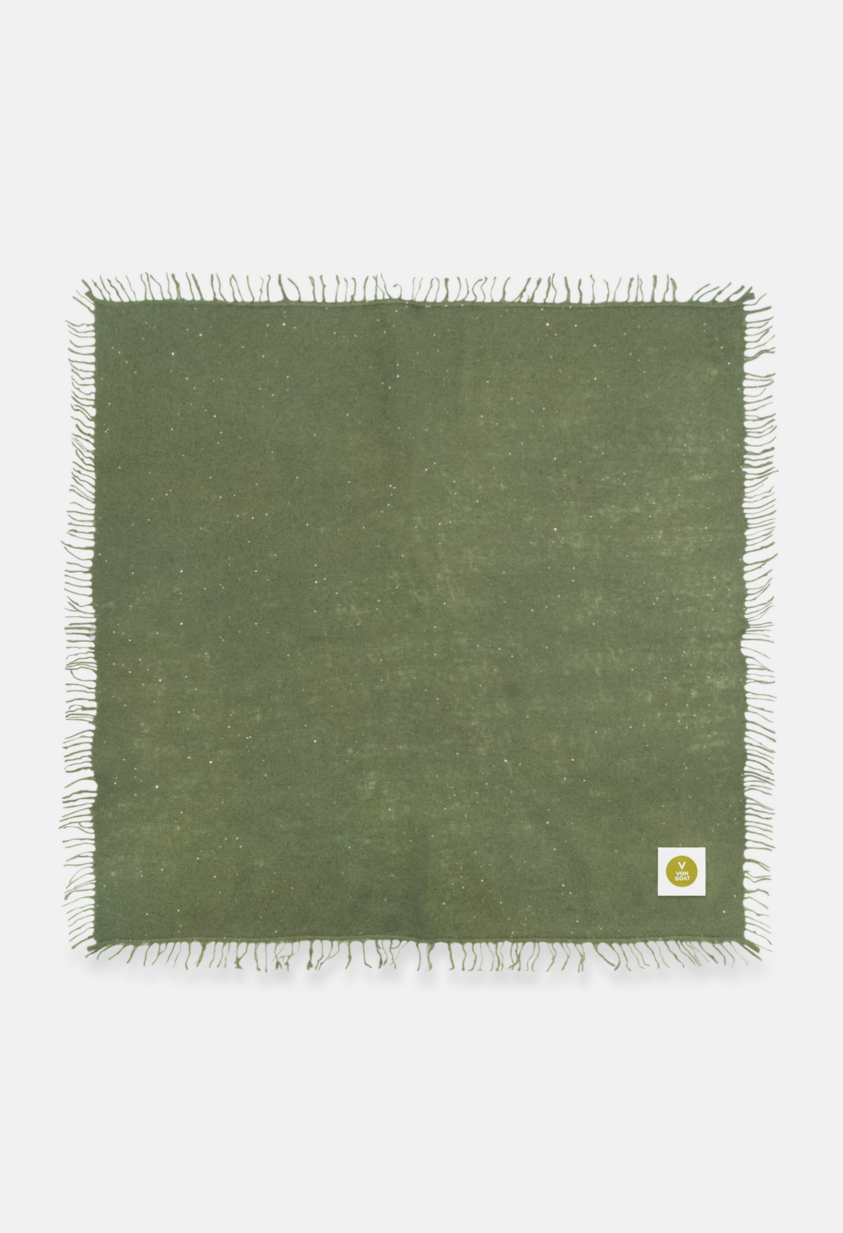 Bandana Licken Green Glitter mit Fransen