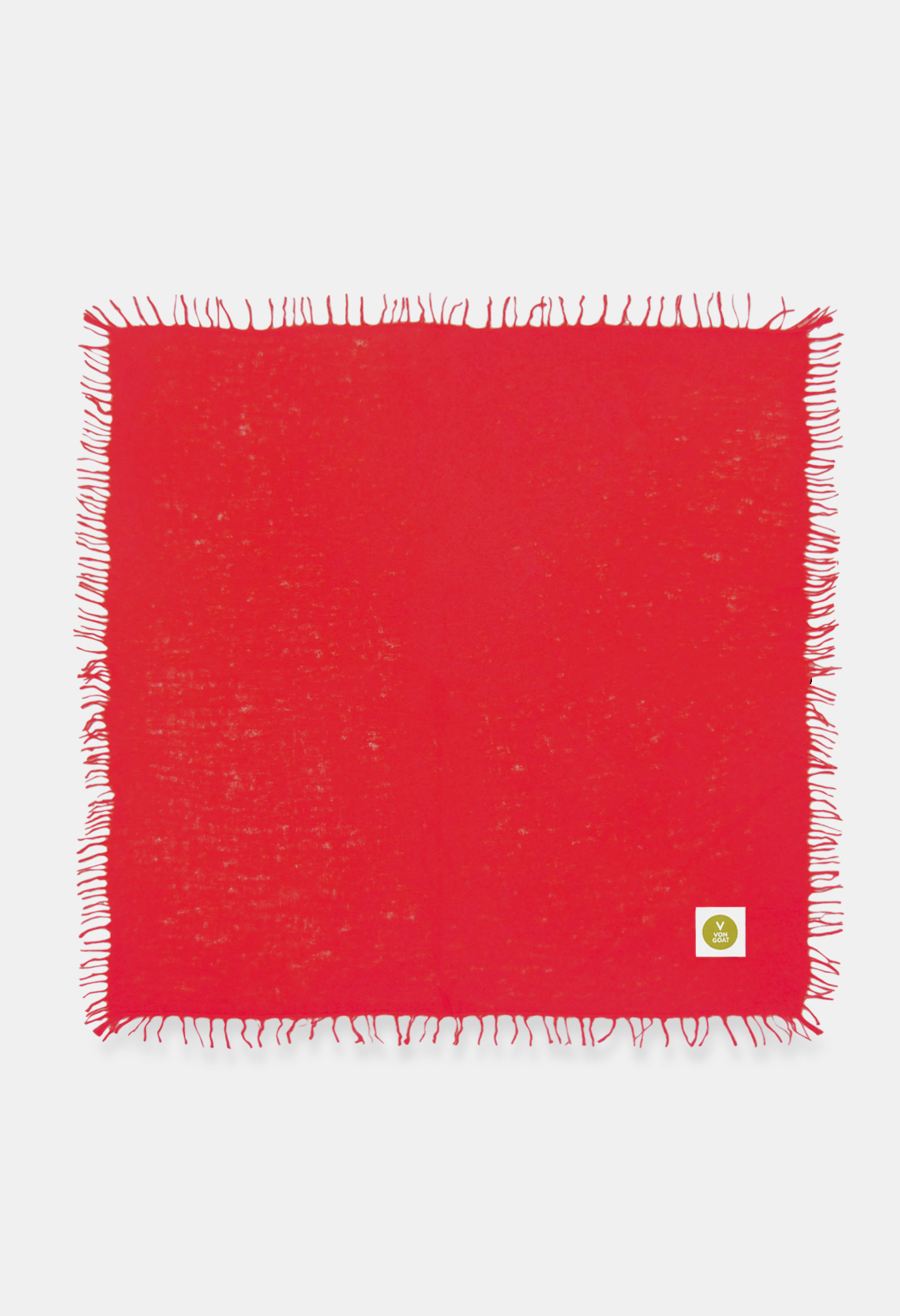 BANDANA POPPY RED mit Fransen