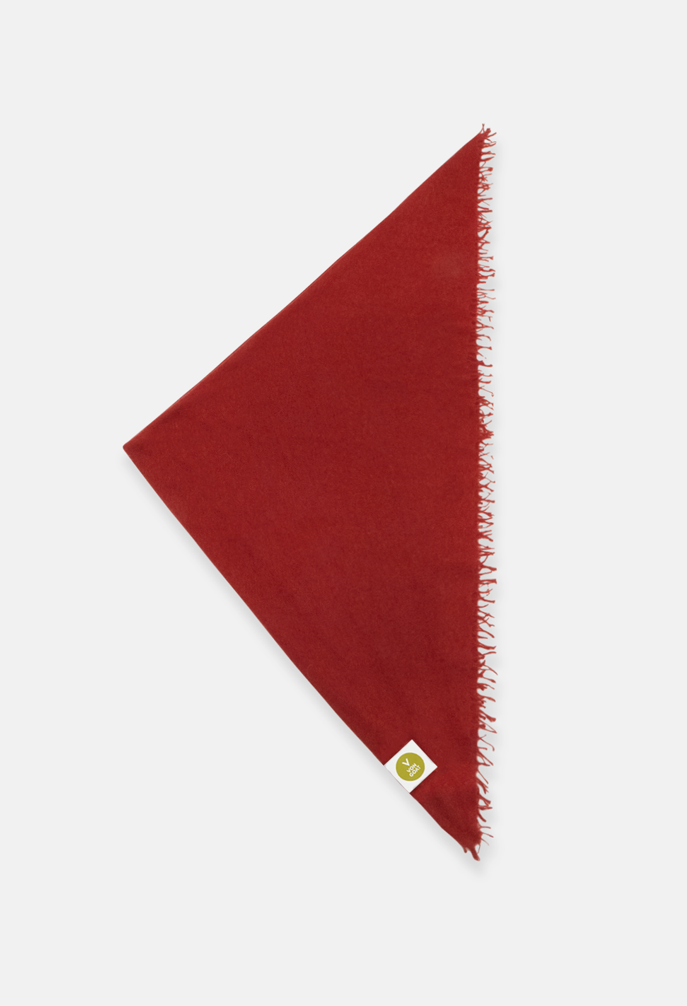 BANDANA BORDEAUX XL with fringes