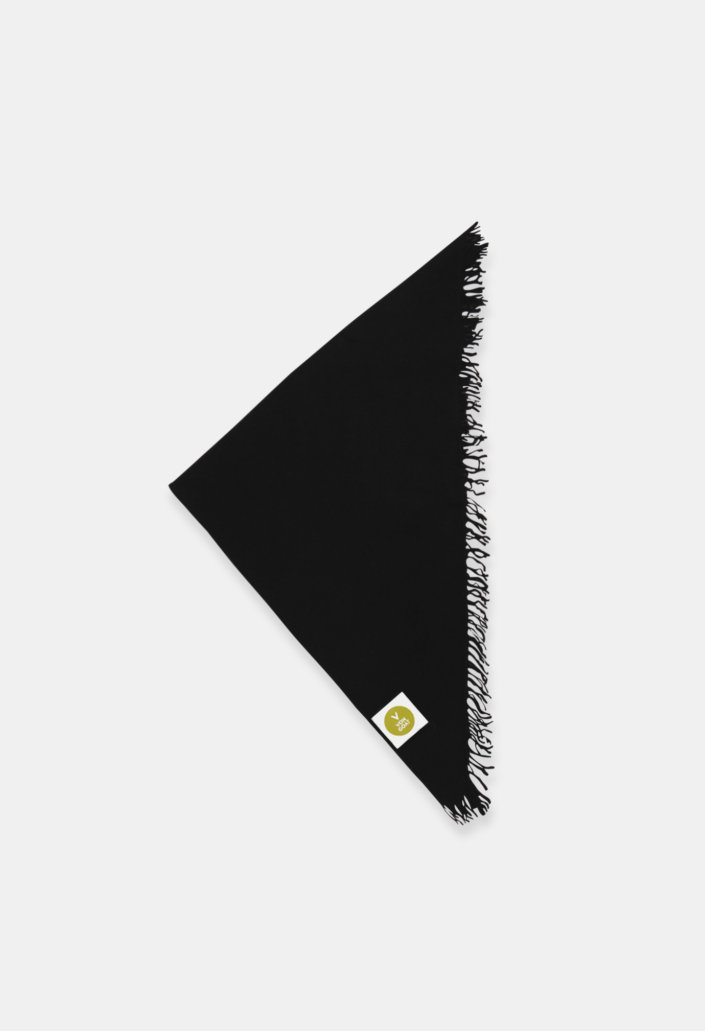 BANDANA BLACK mit Fransen