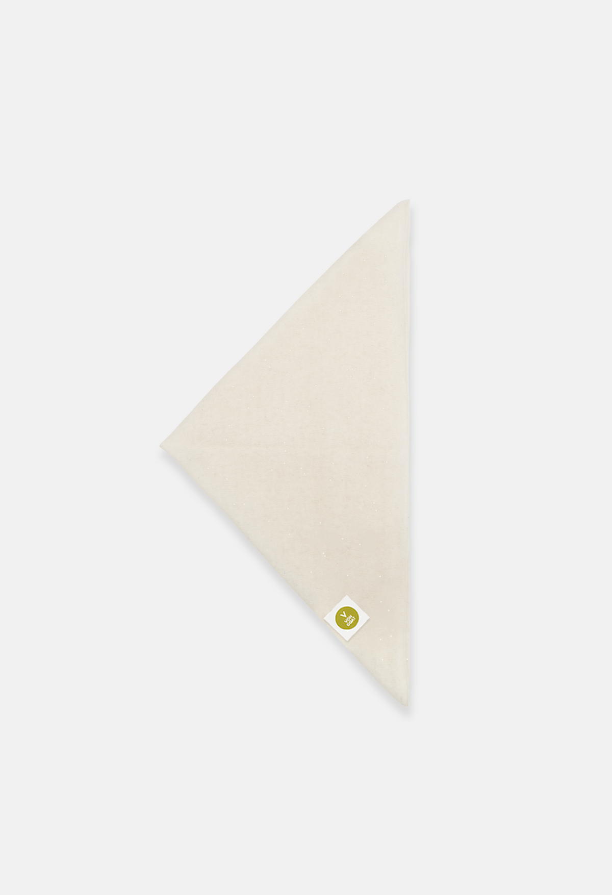 Bandana White Glitter