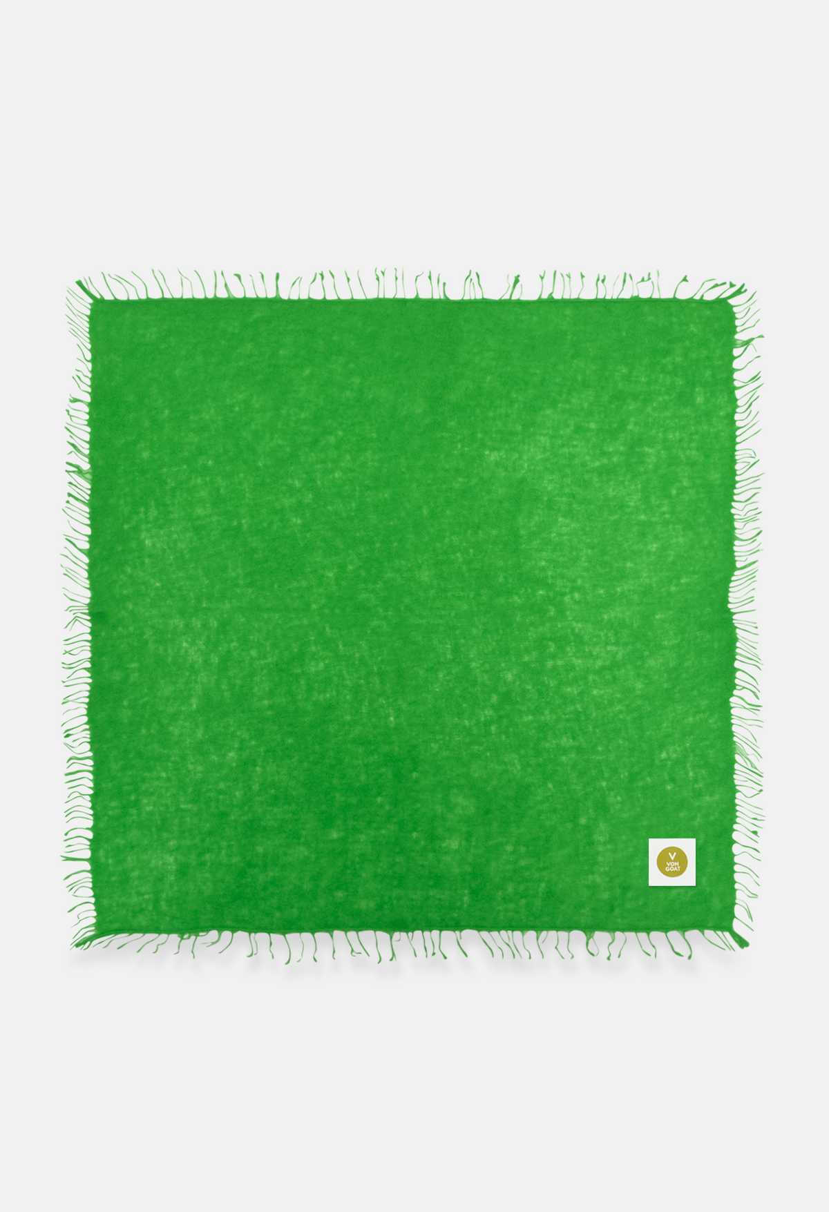 Bandana Neon Green with Fringe