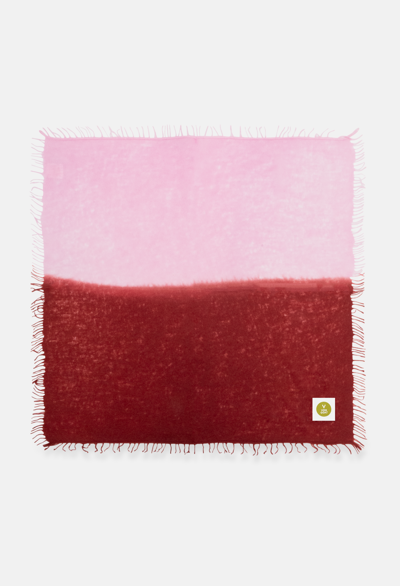 Bandana Sun Dried Tomato/Pink Tulle mit Fransen