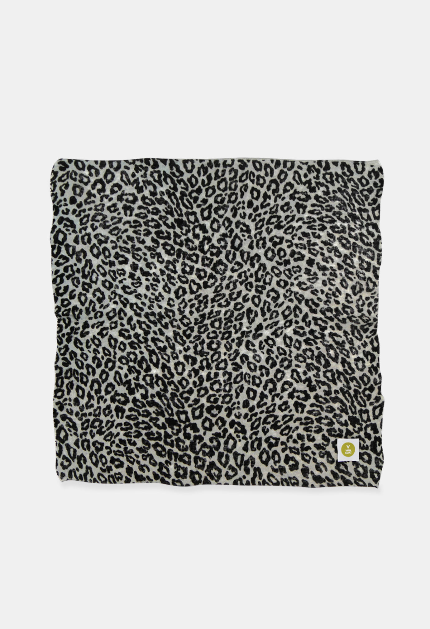 BANDANA LEO MELANGE LIGHT GREY/BLACK