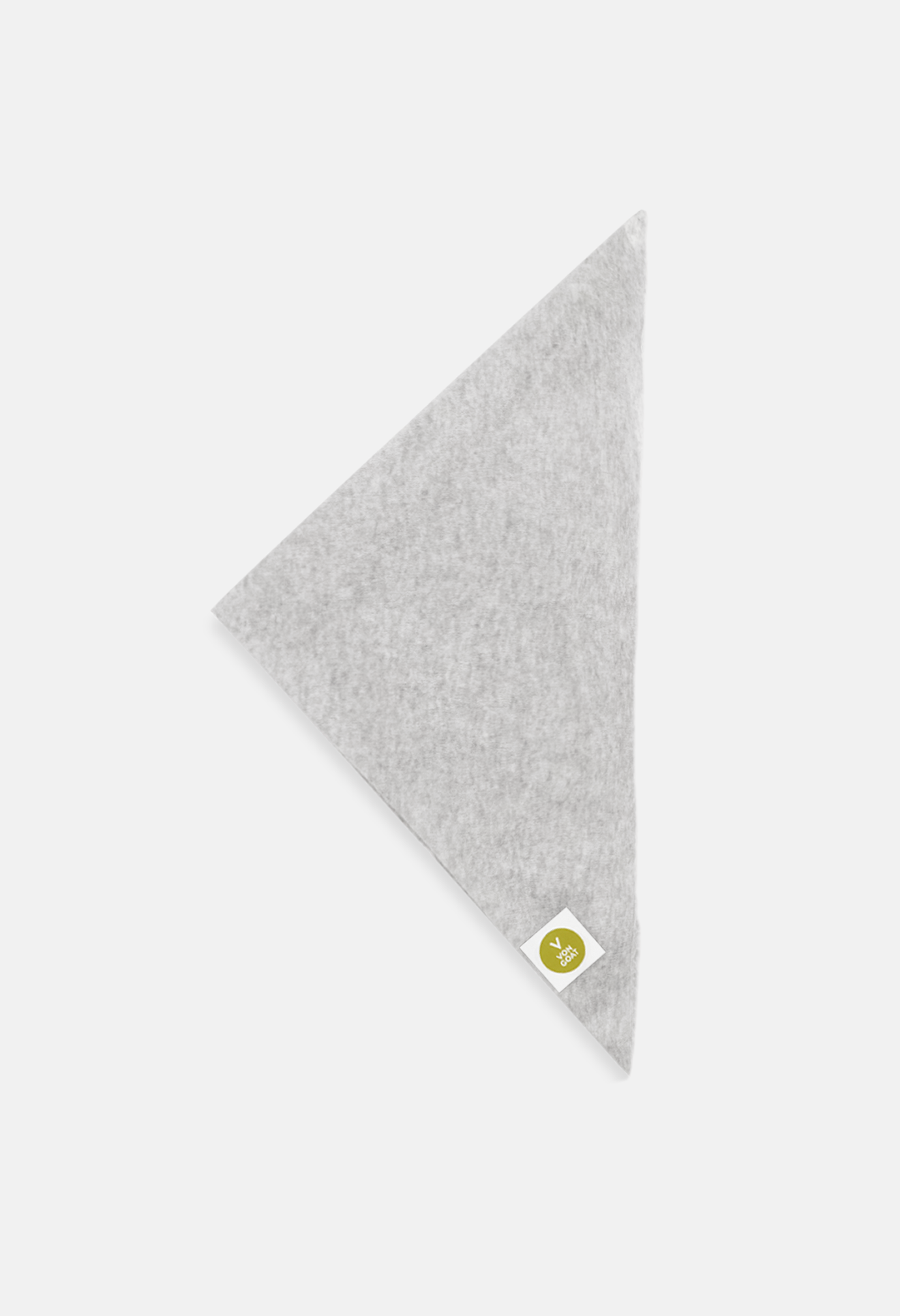 Bandana Mel. Light Grey XL