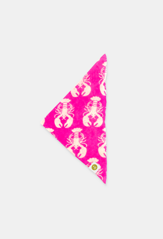 BANDANA LOBSTER SUGAR PLUM/WHITE