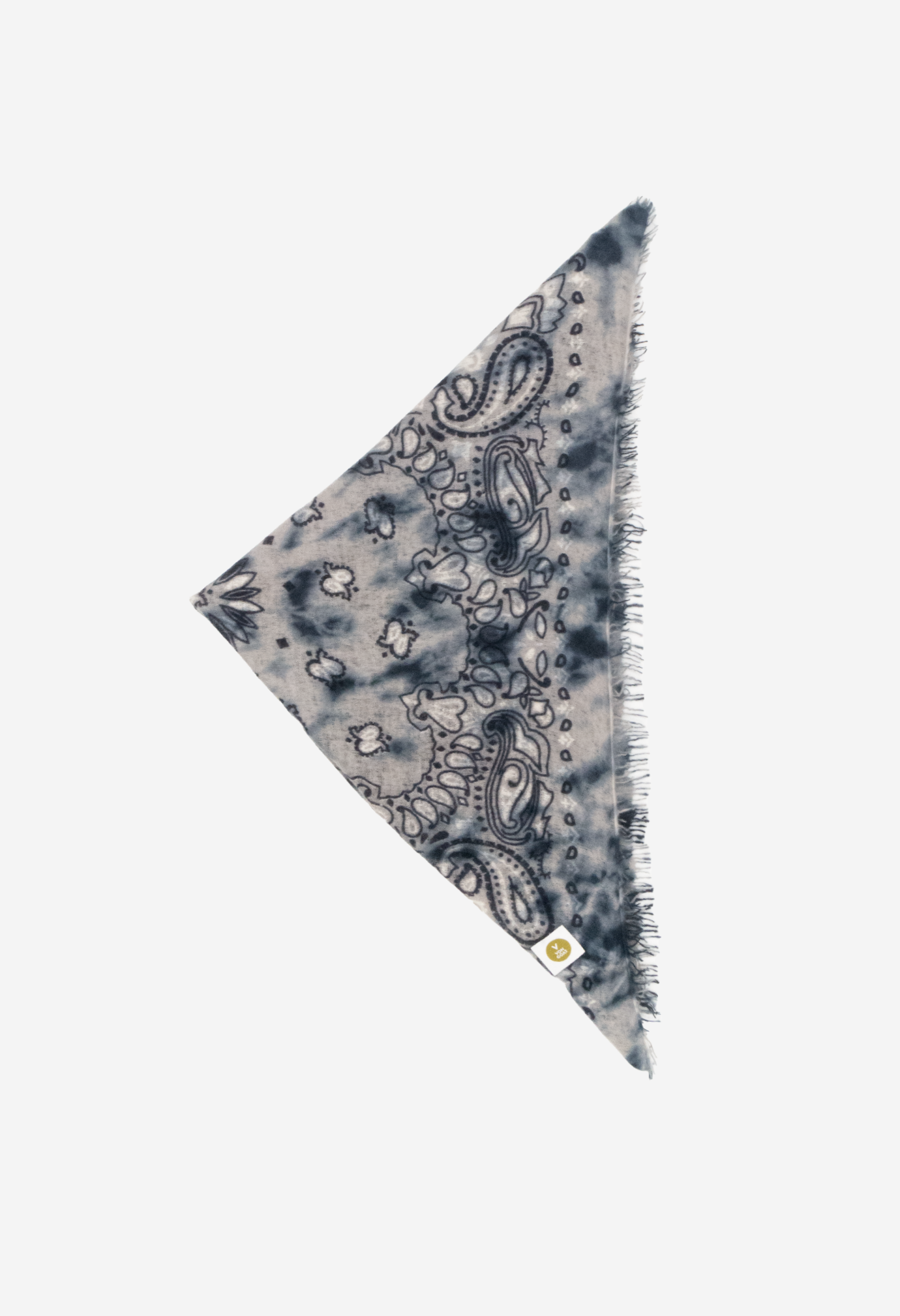 Bandana Paisley Ice Dye E XL mit Fransen