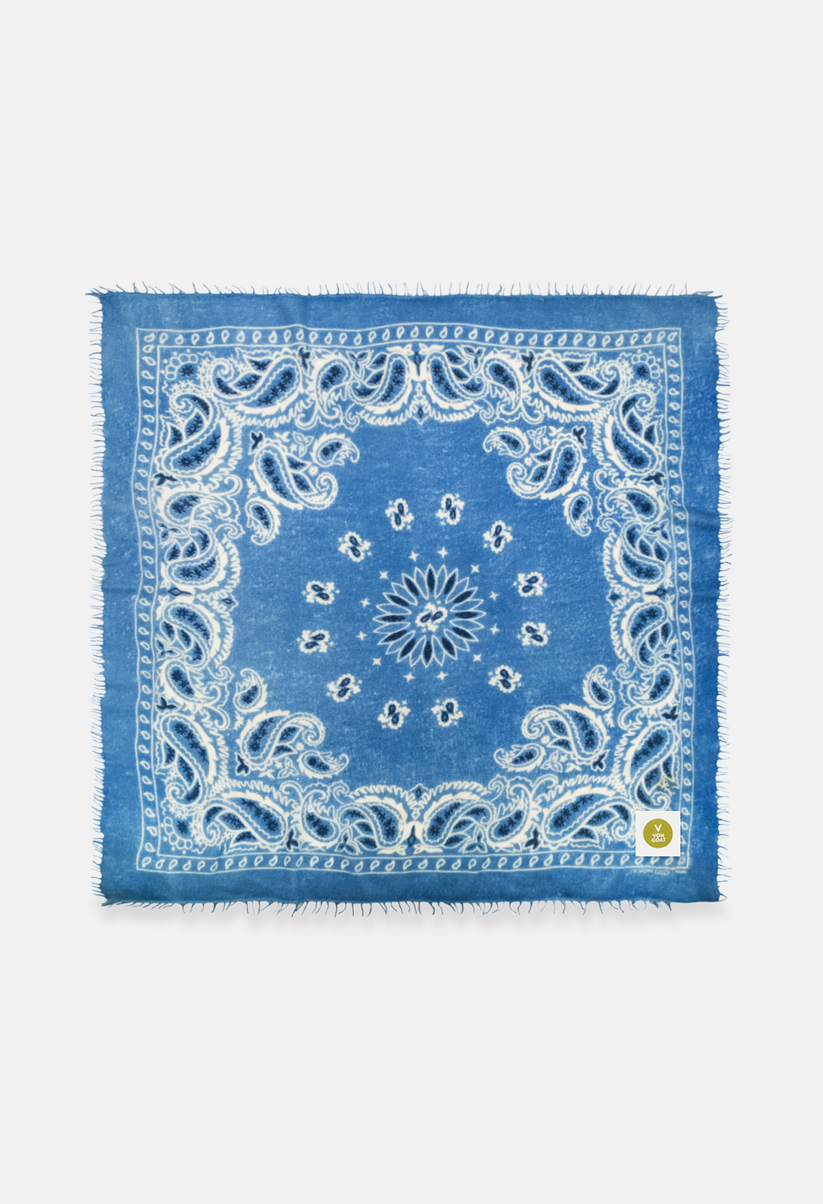 Bandana Paisley XL with Fringe