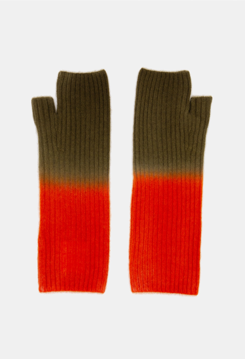 FINGERLESS MITTENS ORANGE D./POONHILL