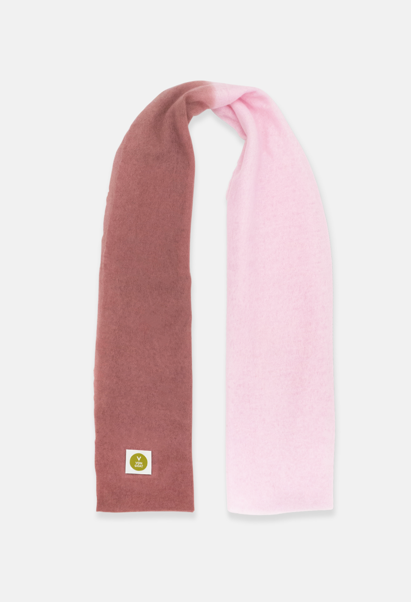 Schal Blush Medium ohne Fransen