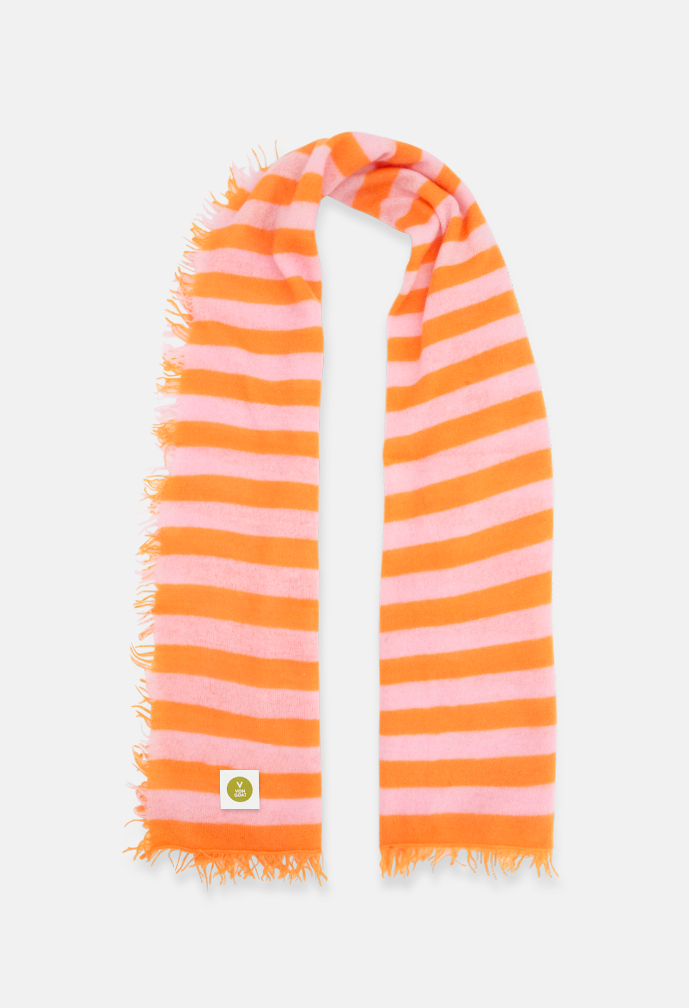 Scarf Carrot Curl/Pink Tulle Medium