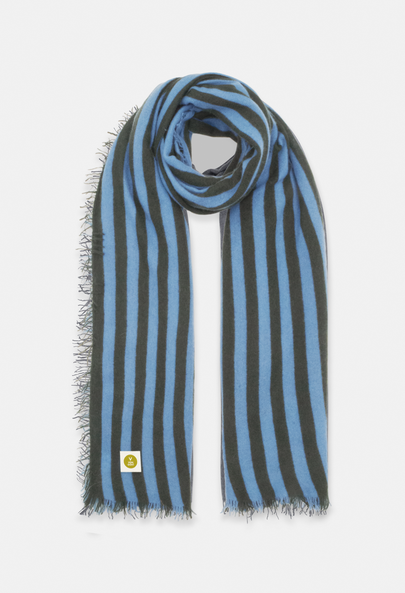 SCARF ROSIN/AEGEAN BLUE