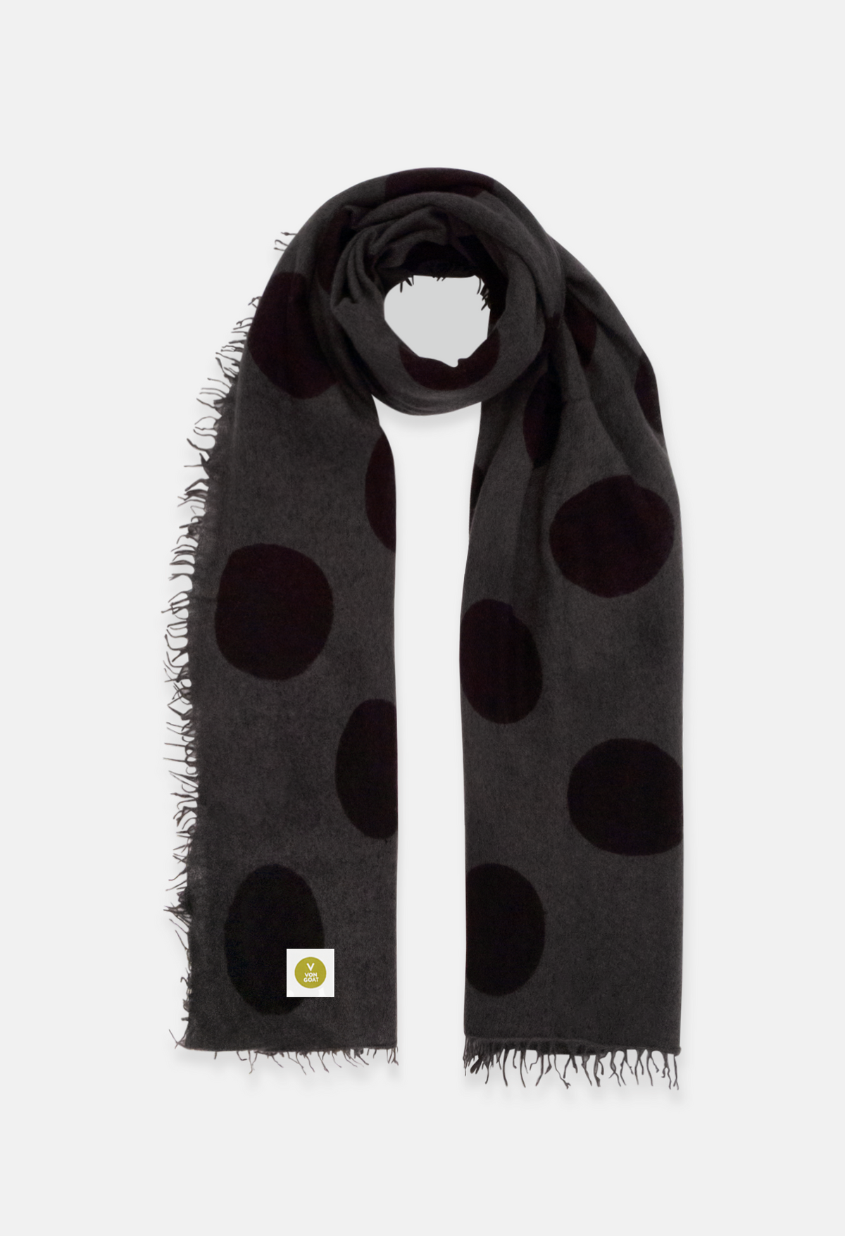 Scarf Polka Dots Rabbit/Fig