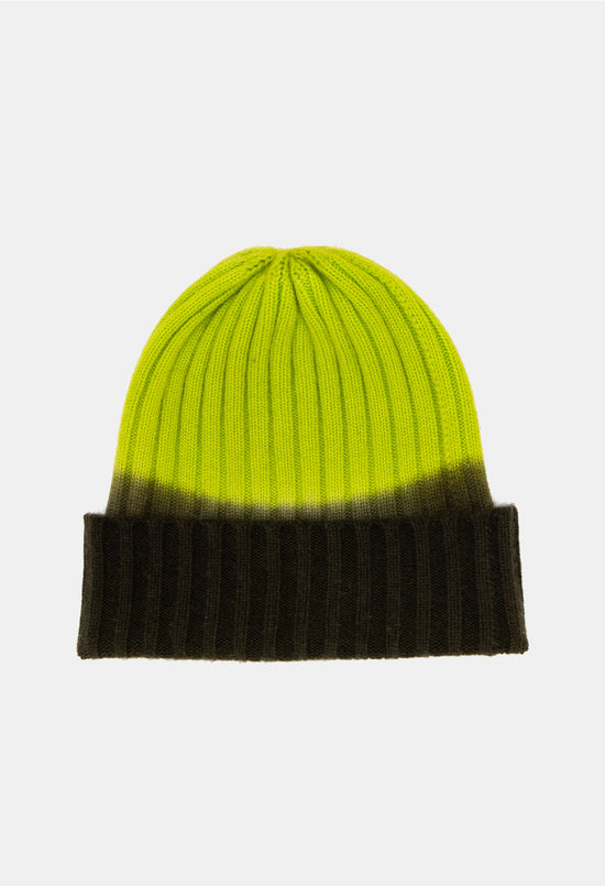 BEANIE BIBANS/NEON YELLOW