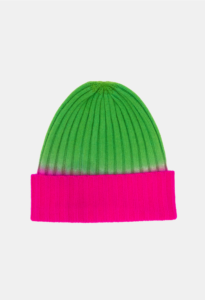 BEANIE NEON PINK/NEON GREEN