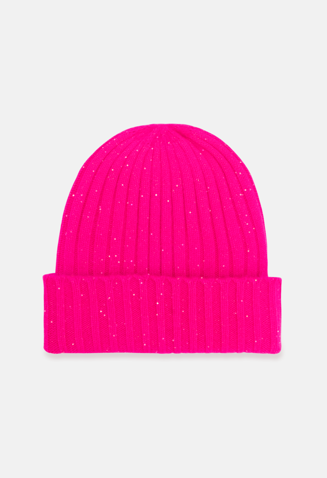 Beanie Neon Pink Glitter
