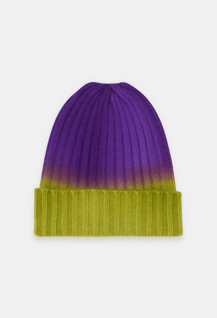 BEANIE CARDAMOM/NEON PURPLE