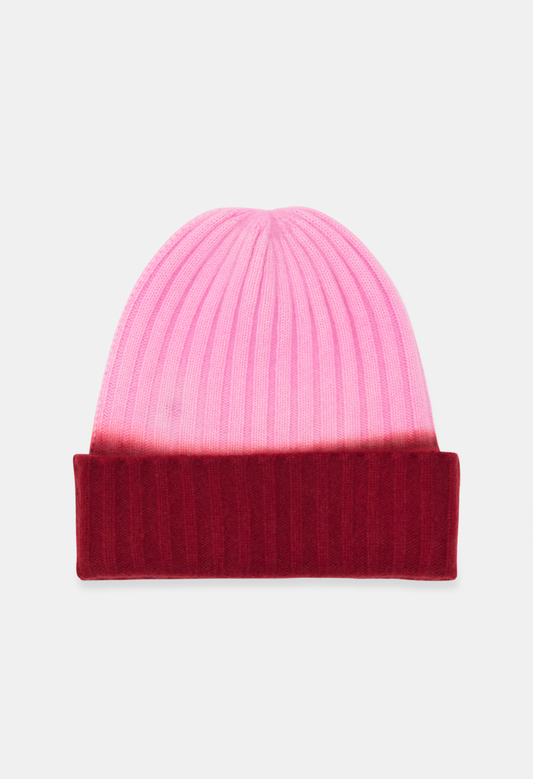 BEANIE SUND DRIED TOMATO/PINK TULLE