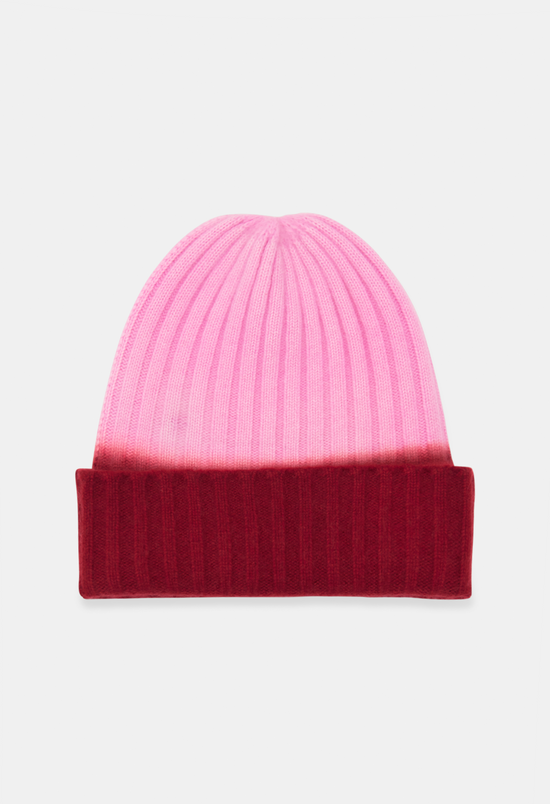 BEANIE SUND DRIED TOMATO/PINK TULLE