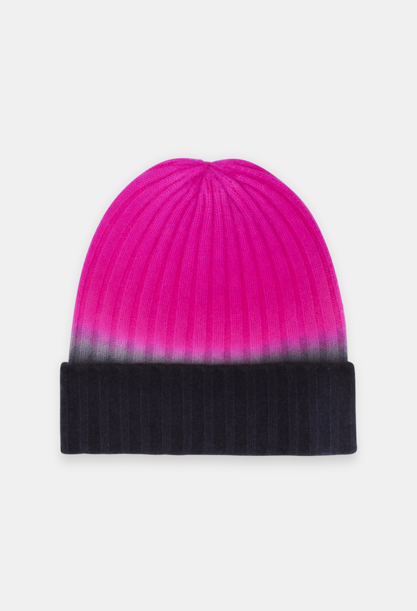 BEANIE NIGHT BLUE/NEON PINK