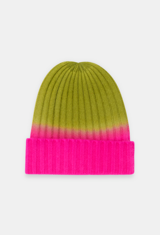 BEANIE NEON PINK/CARDAMOM