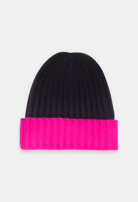 BEANIE NEON PINK/PHULCHOKI