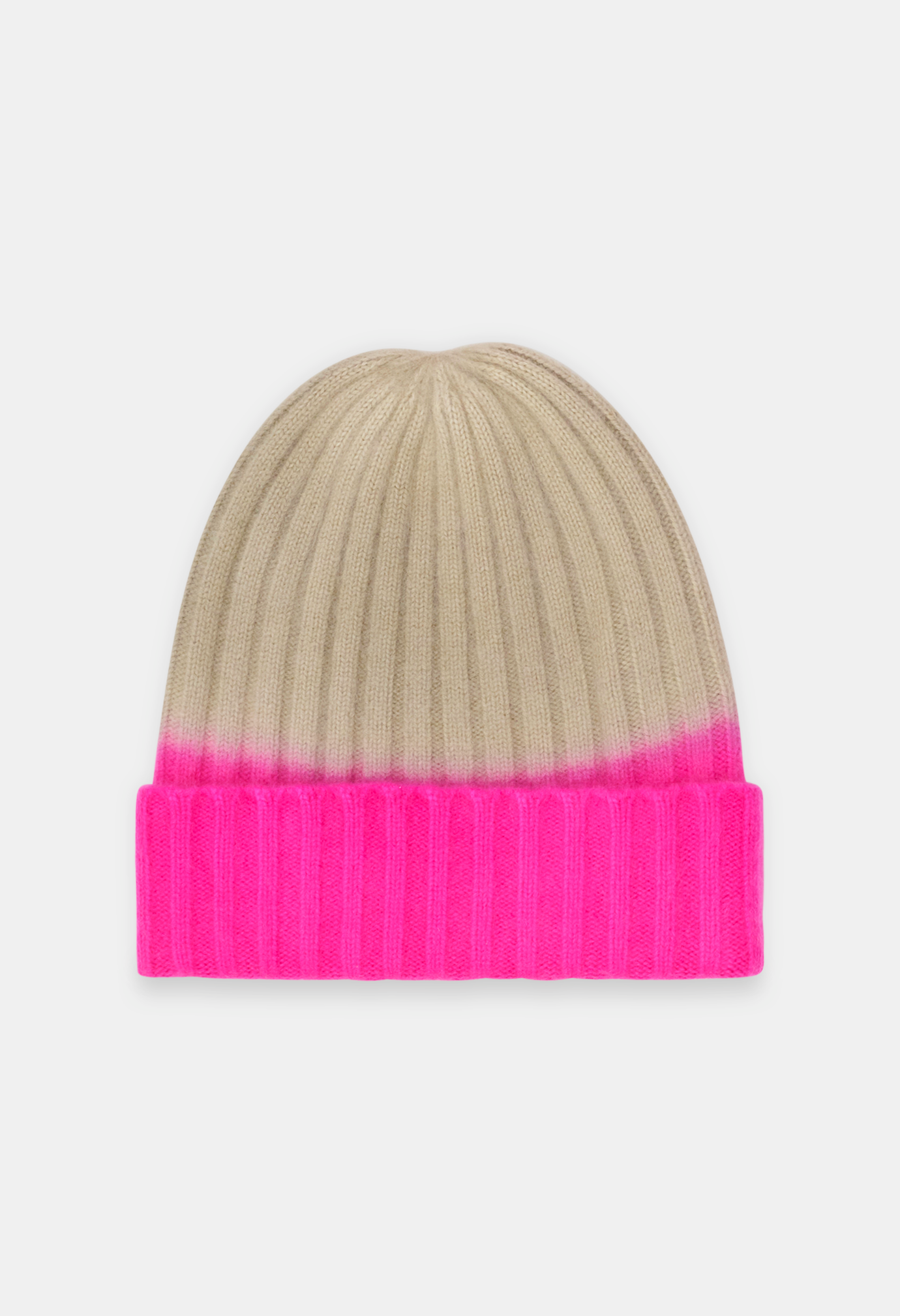 BEANIE NEON PINK/PLAZA TAUPE