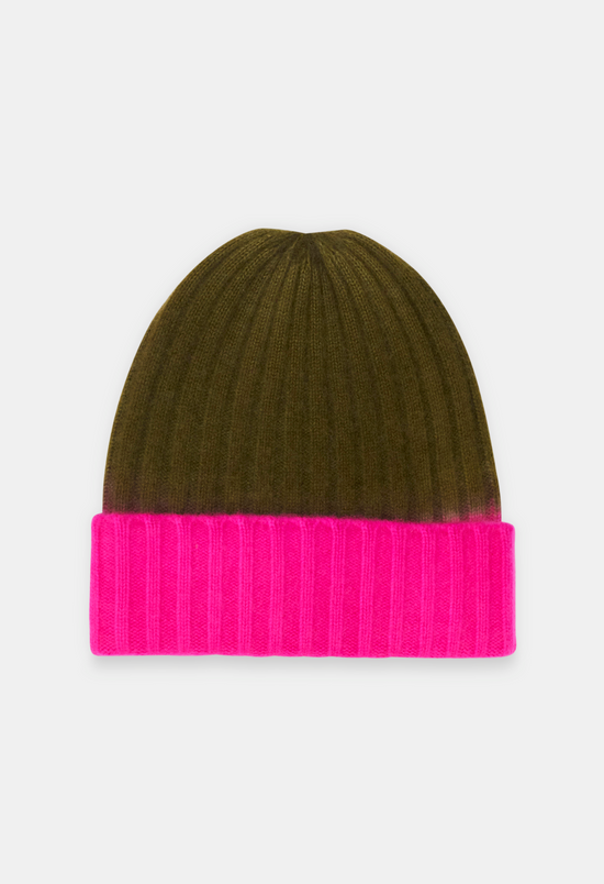 BEANIE NEON PINK/POON HILL