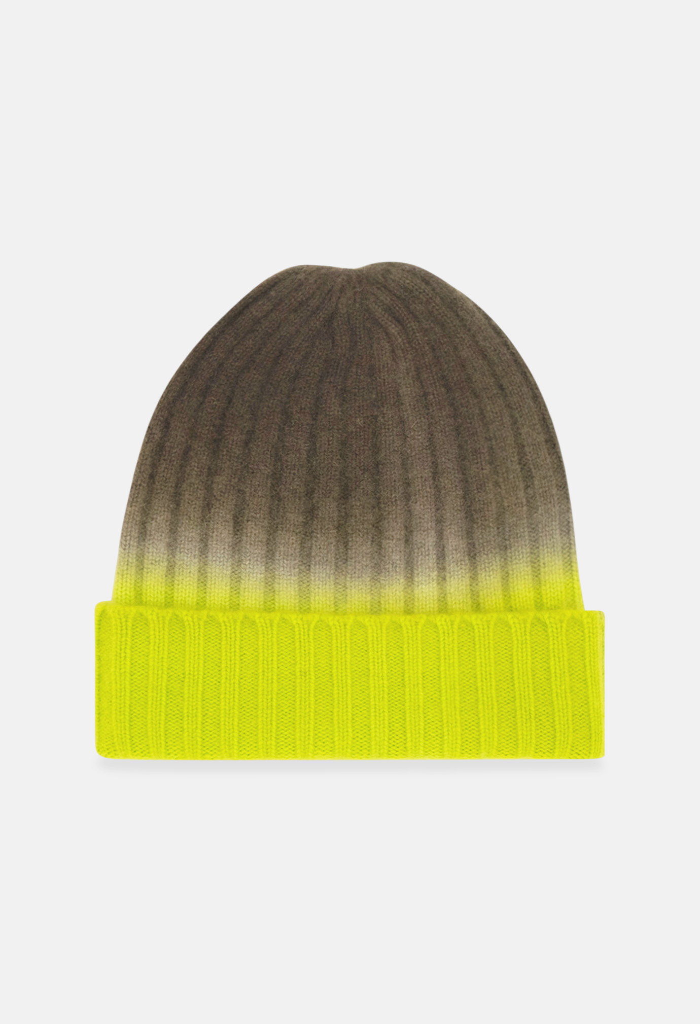 Beanie Neon Yellow/Ribbons