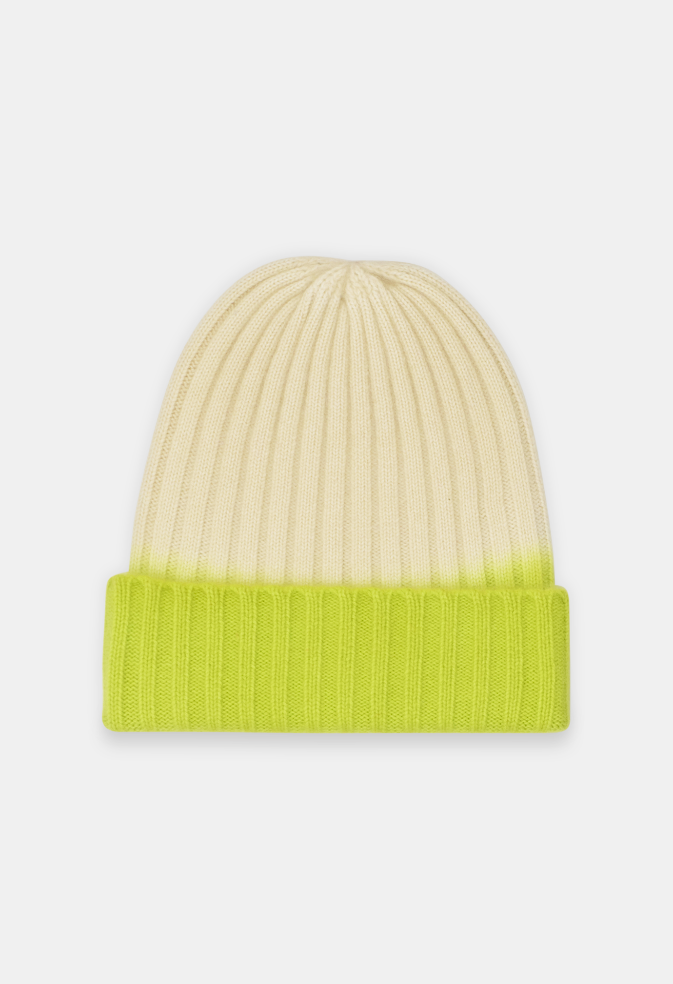 BEANIE NEON YELLOW/ICEBEAR