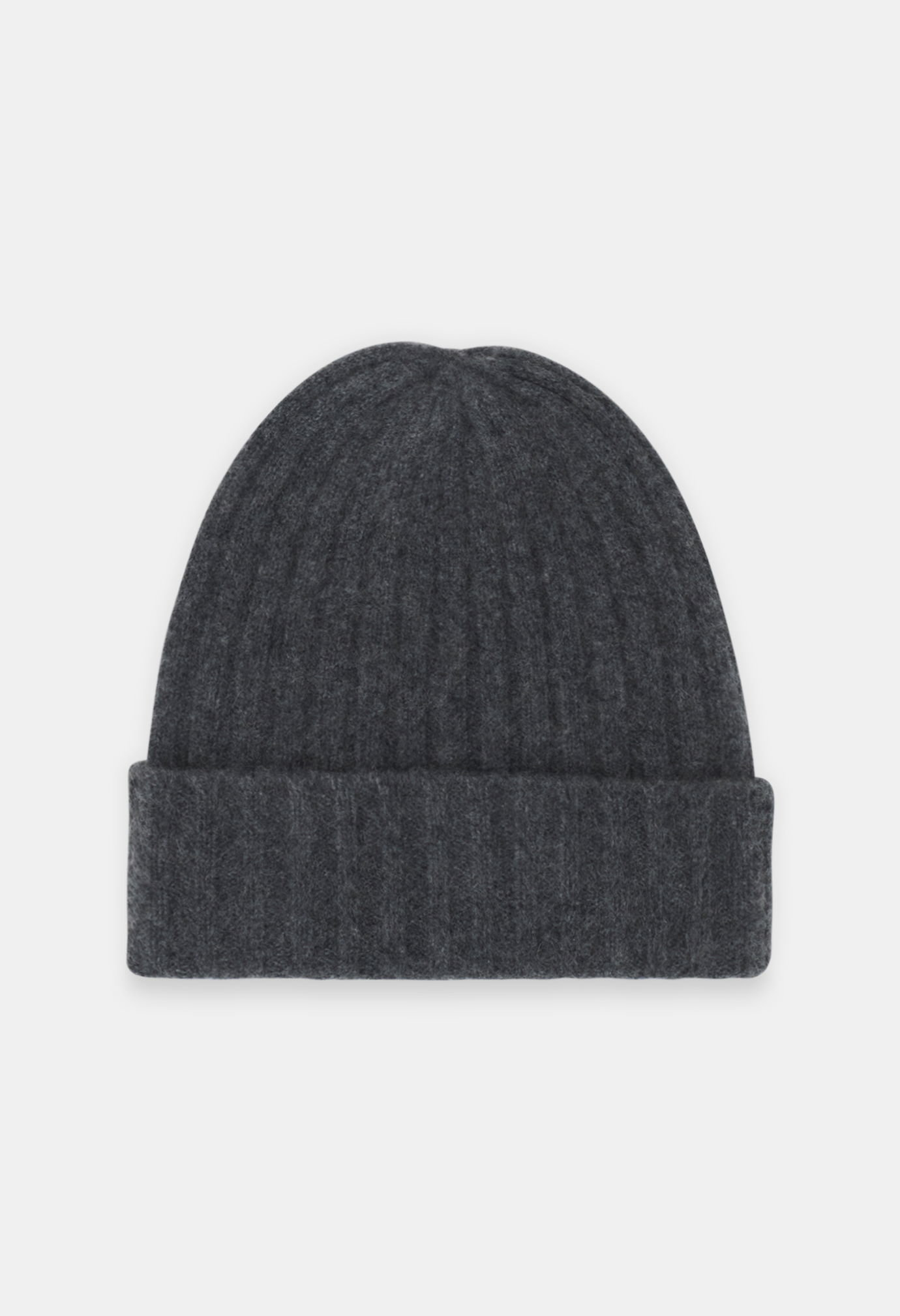 Beanie Mel. Dark Grey