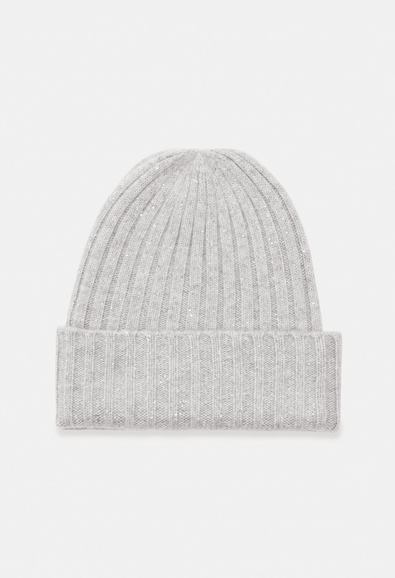 Beanie Mel. Light Grey Glitter