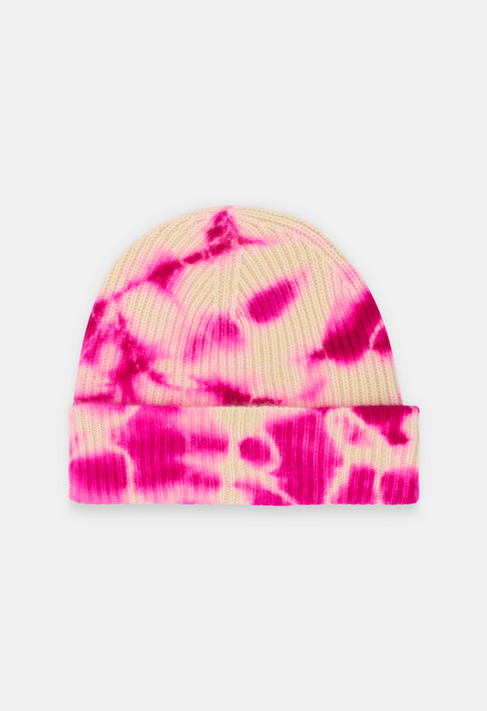 BEANIE ICEBEAR/NEON PINK