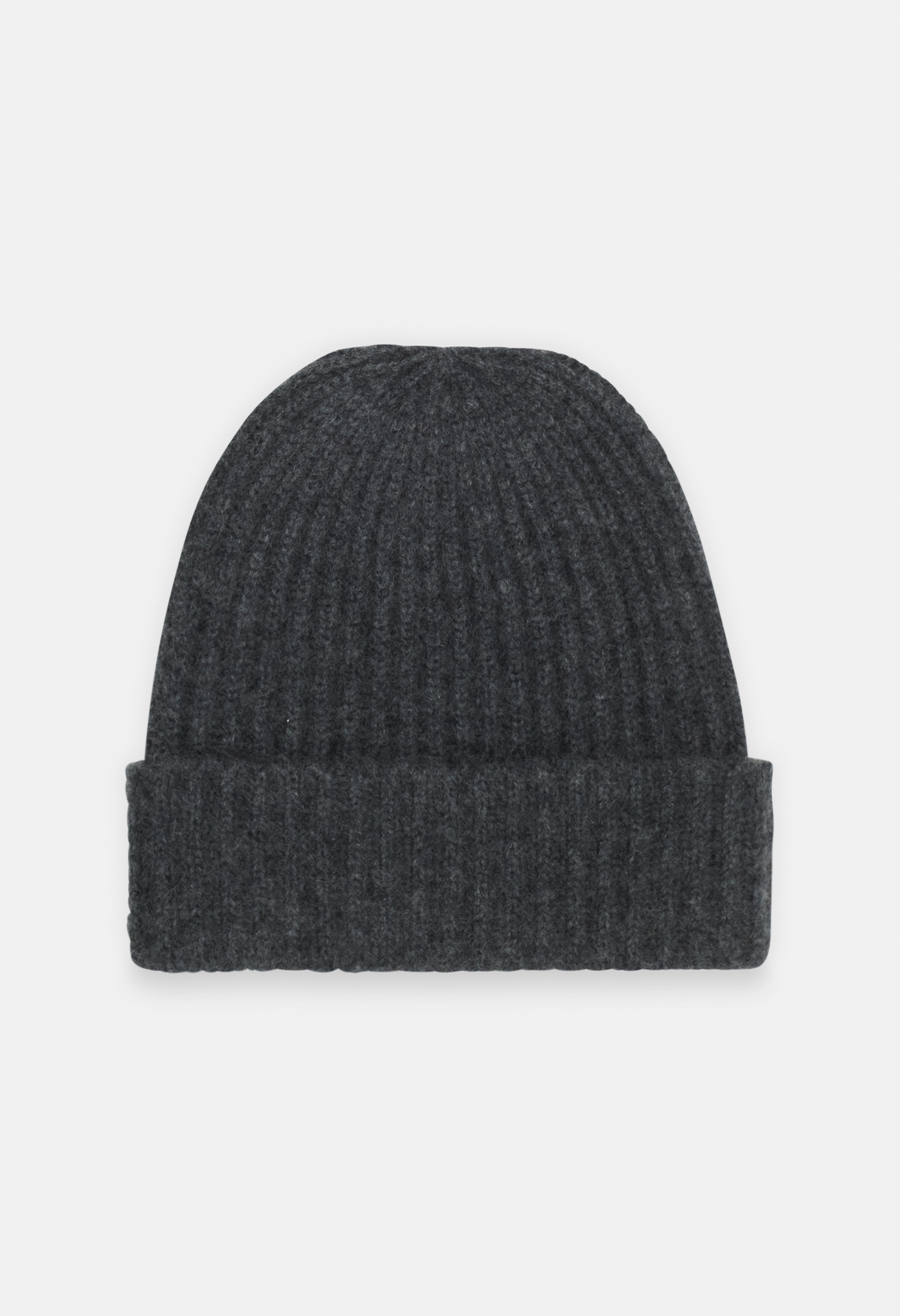 BEANIE MELANGE DARK GREY