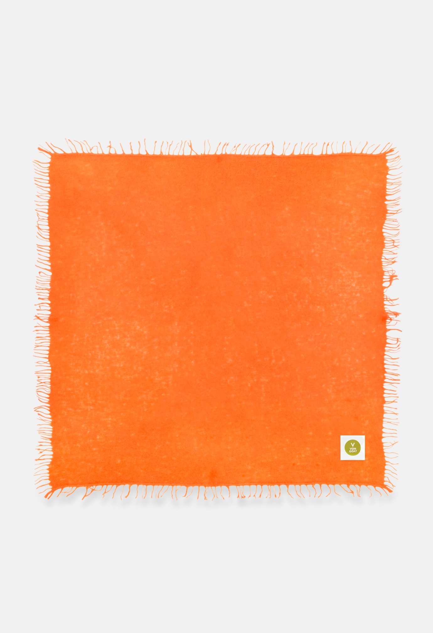 Orange Daisy Bandana with Fringe