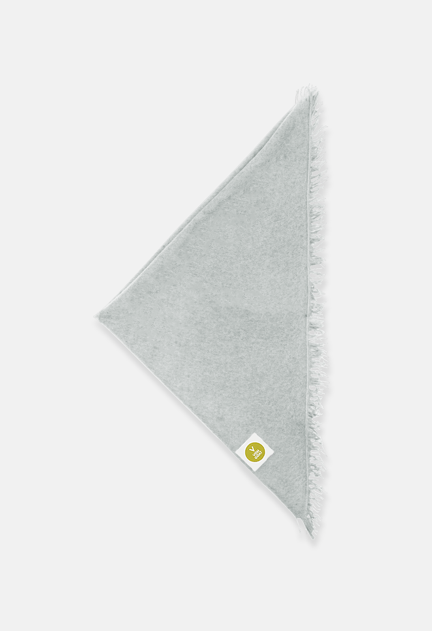 Bandana Soft Blue XL mit Fransen