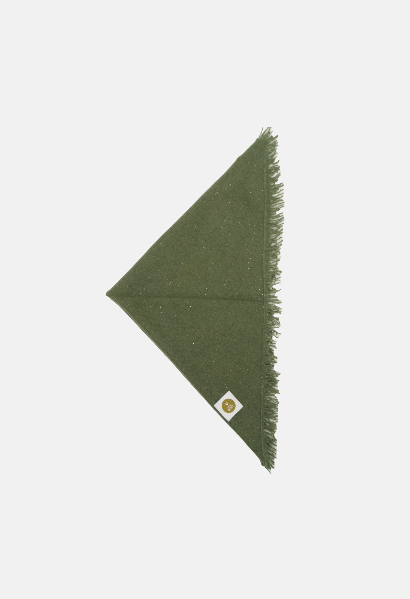Bandana Licken Green Glitter mit Fransen