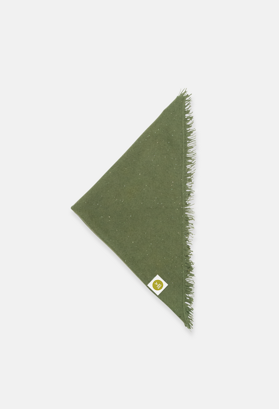 Bandana Licken Green Glitter mit Fransen
