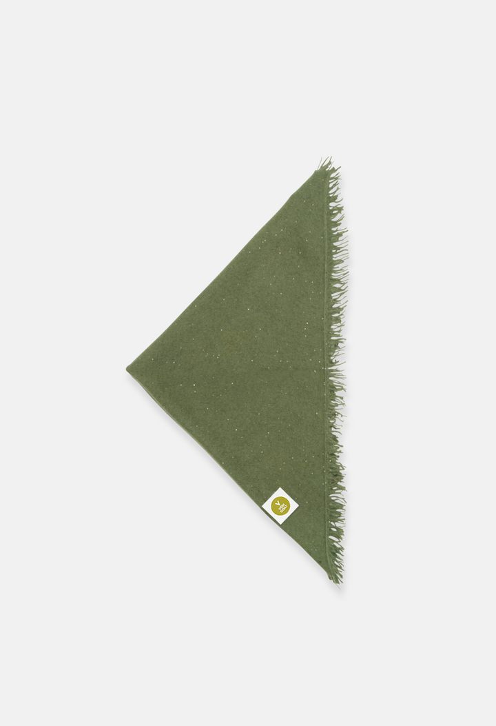 Bandana Licken Green Glitter mit Fransen