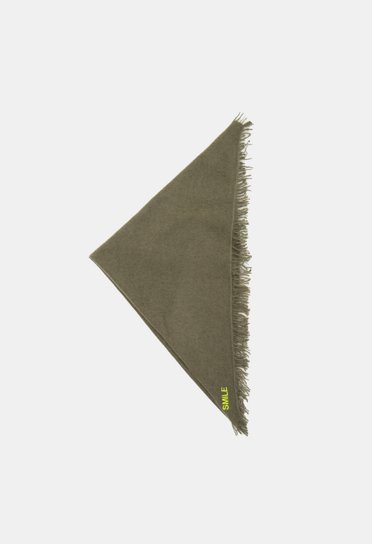 BANDANA SMOKEY OLIVE mit Stickerei