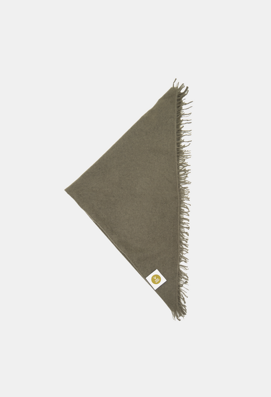 BANDANA SMOKEY OLIVE mit Fransen