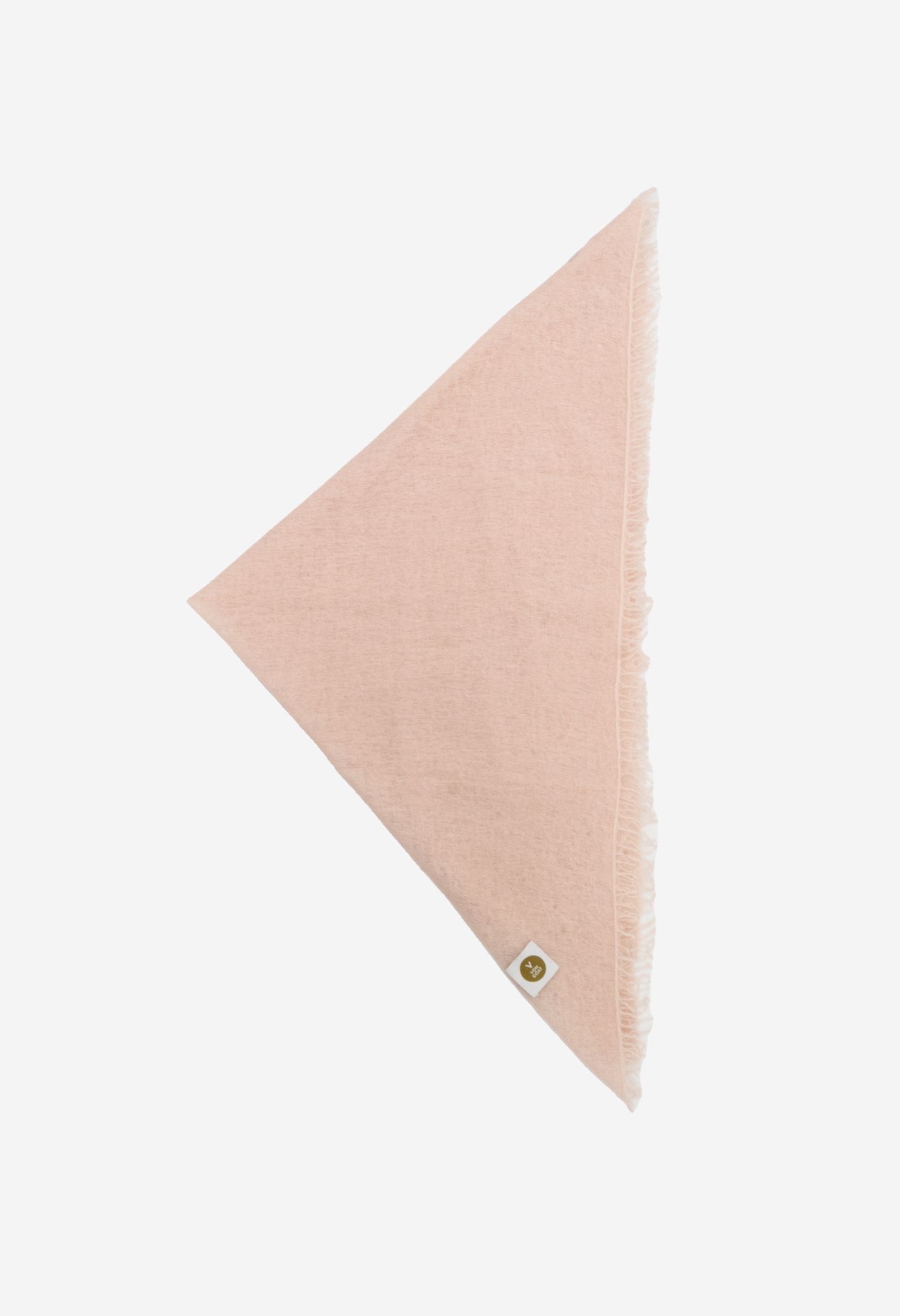 Whisper Pink Bandana XL with Fringes