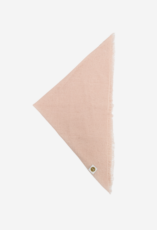 Whisper Pink Bandana XL with Fringes