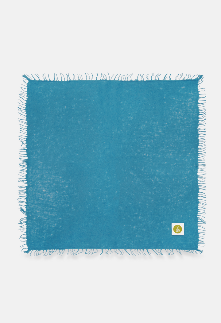 BANDANA LYONS BLUE mit Fransen
