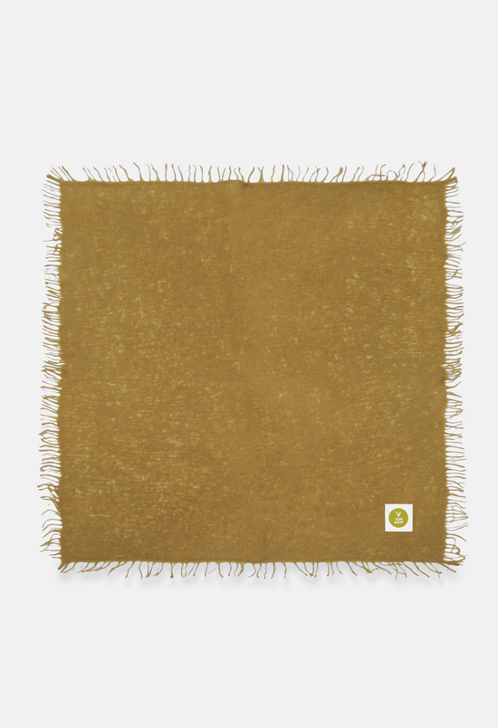 Bandana Bronze Brown with fringes