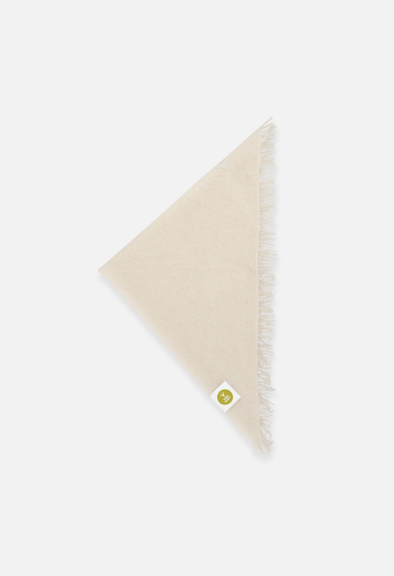 BANDANA BRIGHT WHITE mit Fransen