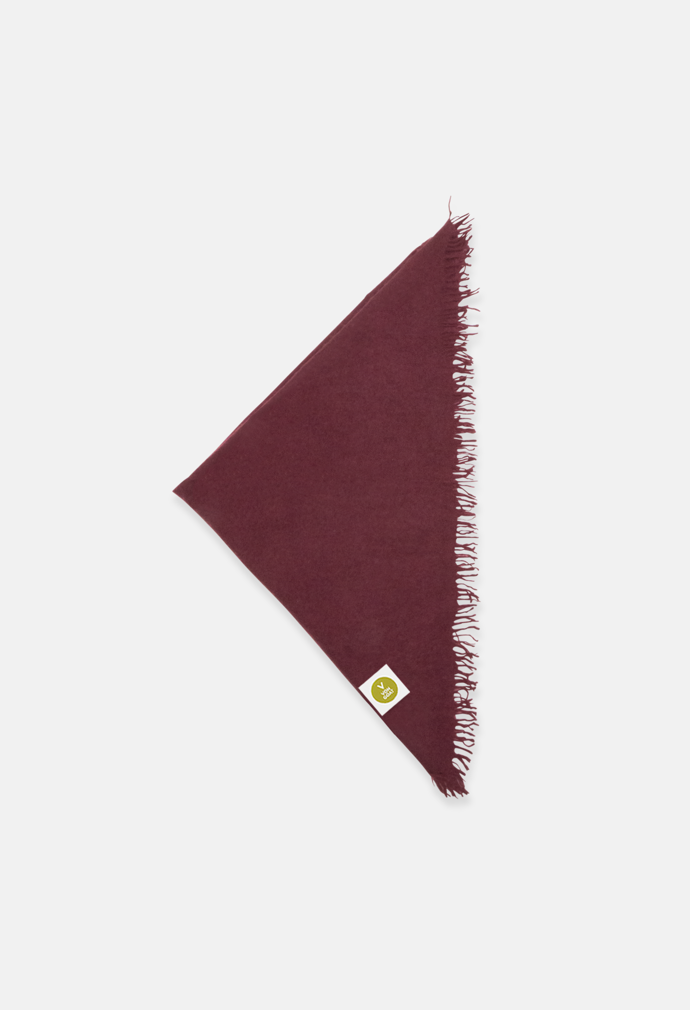 Bandana Mauve Wine mit Fransen